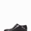 Hombre Barca | Zapatos Con Cordones Tacon 2 Cm Piel Negro