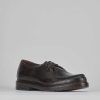 Hombre Barca | Zapatos Con Cordones Piel Marron Oscuro