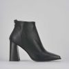 Mujer Barca | Stivaletti Tacco 10Cm Piel Nero