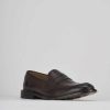 Hombre Barca | Mocasines Tacon 2 Cm Piel Marron Oscuro