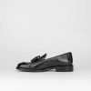 Hombre Barca | Mocasines Tacon 1 Cm Piel Negro