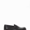 Hombre Barca | Mocasines Tacon 2 Cm Piel Negro