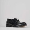 Hombre Barca | Zapatos Con Cordones Tacon 1 Cm Piel Negro