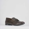 Hombre Barca | Mocasines Piel Marron Oscuro