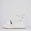 Mujer Barca | Tacones Cuna Tacon 7 Cm Piel Blanca