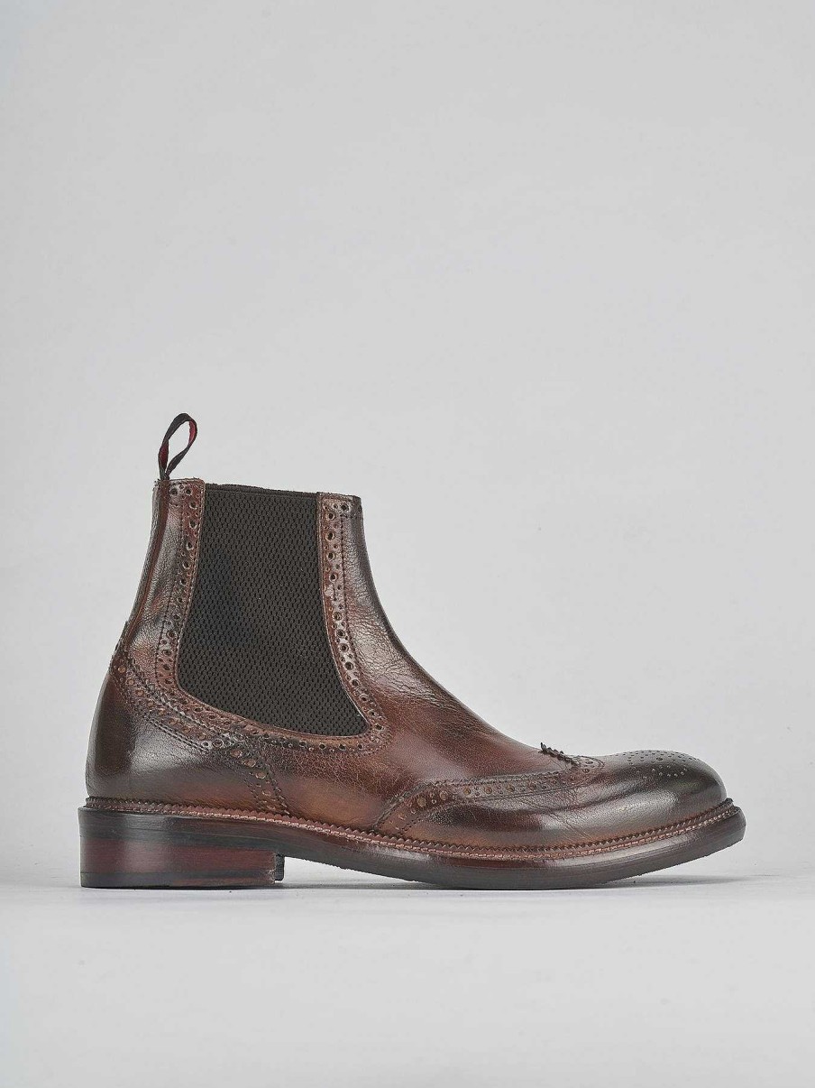 Hombre Barca | Botines Piel Marron