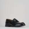 Hombre Barca | Mocasines Tacon 1 Cm Piel Negro