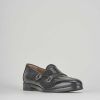 Hombre Barca | Mocasines Tacon 3 Cm Piel Negro