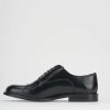 Hombre Barca | Zapatos Con Cordones Tacon 2 Cm Piel Negro