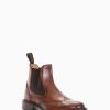 Hombre Barca | Botines Tacon 2 Cm Piel Marron