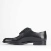 Hombre Barca | Zapatos Con Cordones Piel Negra