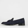 Hombre Barca | Mocasines Tacon 2 Cm Gamuza Azul