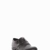 Hombre Barca | Zapatos Con Cordones Tacon 2 Cm Piel Negro