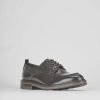 Hombre Barca | Zapatos Con Cordones Piel Marron Oscuro