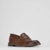 Hombre Barca | Mocasines Tacon 1 Cm Piel Marron