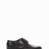 Hombre Barca | Zapatos Con Cordones Tacon 2 Cm Piel Negro