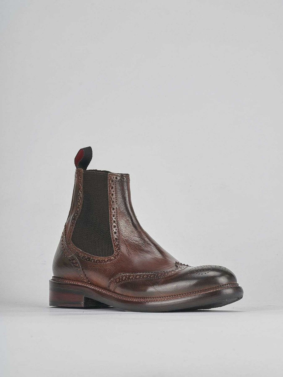 Hombre Barca | Botines Piel Marron