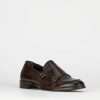 Hombre Barca | Mocasines Tacon 1 Cm Piel Marron Oscuro