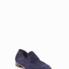 Hombre Barca | Mocasines Tacon 2 Cm Gamuza Azul