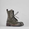 Hombre Barca | Botas Militares Piel Verde