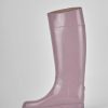 Mujer Barca | Botas Tacon Bajo Tacon 2 Cm Goma Rosa