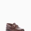 Hombre Barca | Mocasines Tacon 2 Cm Piel Marron