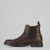 Hombre Barca | Botines Piel Marron