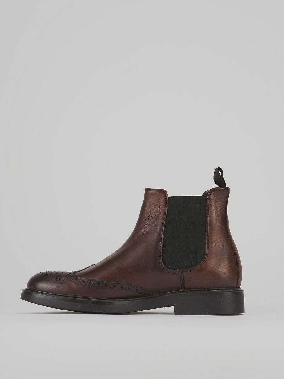 Hombre Barca | Botines Piel Marron