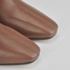 Mujer Barca | Botines Tacon Tacon 8 Cm Piel Marron