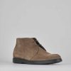 Hombre Barca | Botines Ante Beige