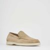 Hombre Barca | Mocasines Tacon 1 Cm Ante Beige