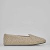 Mujer Barca | Zapatos Planos Tacon 1 Cm Tejido Beige