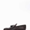 Hombre Barca | Mocasines Tacon 2 Cm Piel Marron Oscuro