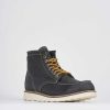 Hombre Barca | Botas Militares Nobuk Negro