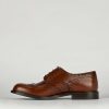 Hombre Barca | Zapatos Con Cordones Tacon 1 Cm Piel Marron