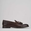 Hombre Barca | Mocasines Tacon 2 Cm Piel Marron Oscuro