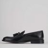 Hombre Barca | Mocasines Tacon 2 Cm Piel Negro