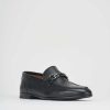 Hombre Barca | Mocasines Tacon 1 Cm Piel Negro