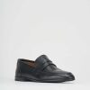 Hombre Barca | Mocasines Tacon 1 Cm Piel Negro