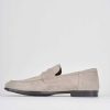 Hombre Barca | Mocasines Tacon 1 Cm Ante Beige