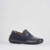 Hombre Barca | Mocasines Piel Azul