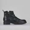 Hombre Barca | Botines Piel Negro