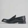 Hombre Barca | Mocasines Tacon 2 Cm Piel Negro