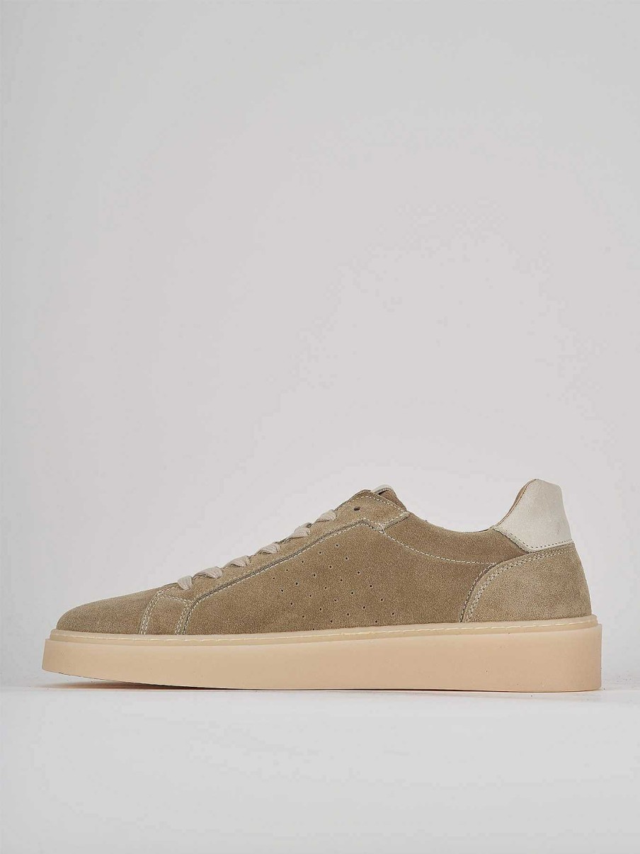 Hombre Barca | Zapatillas Ante Beige