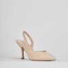 Mujer Barca | Salon Tacon 7 Cm Piel Beige