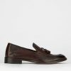 Hombre Barca | Mocasines Tacon 1 Cm Piel Marron Oscuro