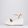 Mujer Barca | Tacones Cuna Tacon 8 Cm Piel Blanca