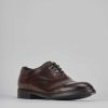 Hombre Barca | Zapatos Con Cordones Piel Marron