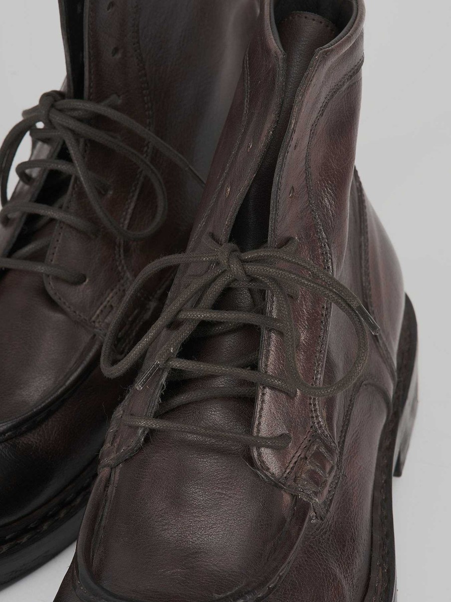 Hombre Barca | Botas Militares Piel Bronce