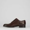 Hombre Barca | Zapatos Con Cordones Tacon 2 Cm Piel Marron